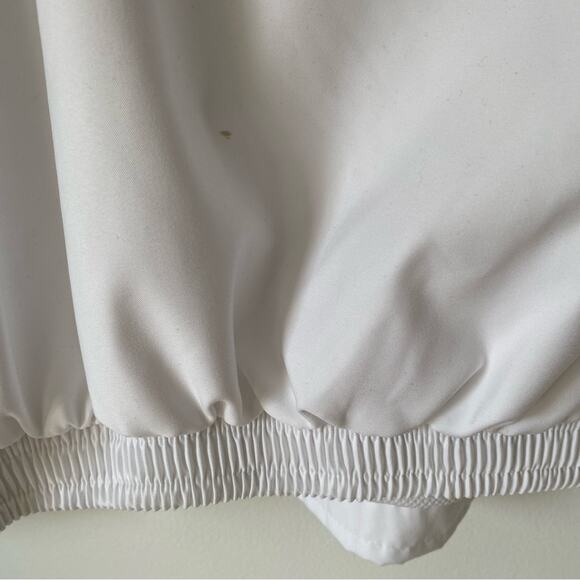 Vintage Polo Ralph Lauren White Quarter Zip Jacket Windbreaker size large - Picture 10 of 11